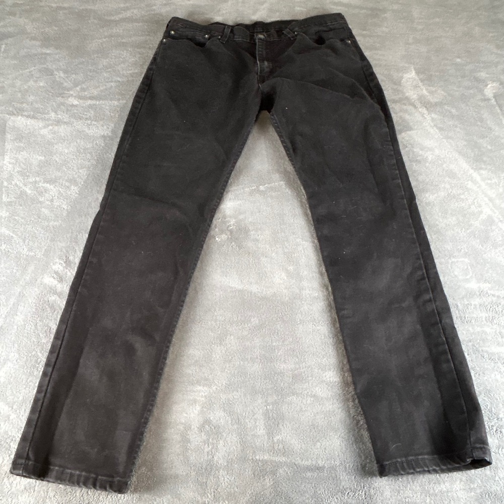 Levis 511 Slim Fit Black Jeans Mens 36x32 Denim Pants 04511-1907